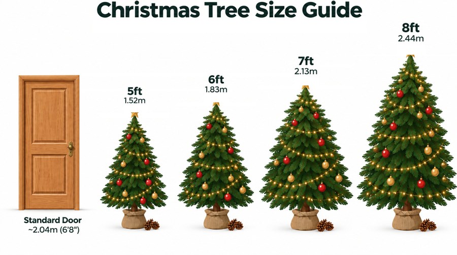 Christmas tree size guide